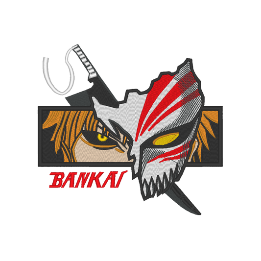 Ichigo Bankai | Bleach | Broderie