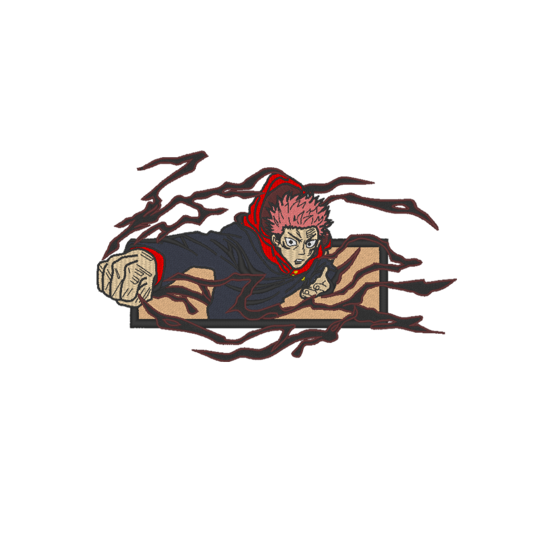 Itadori | Jujutsu Kaisen | Broderie