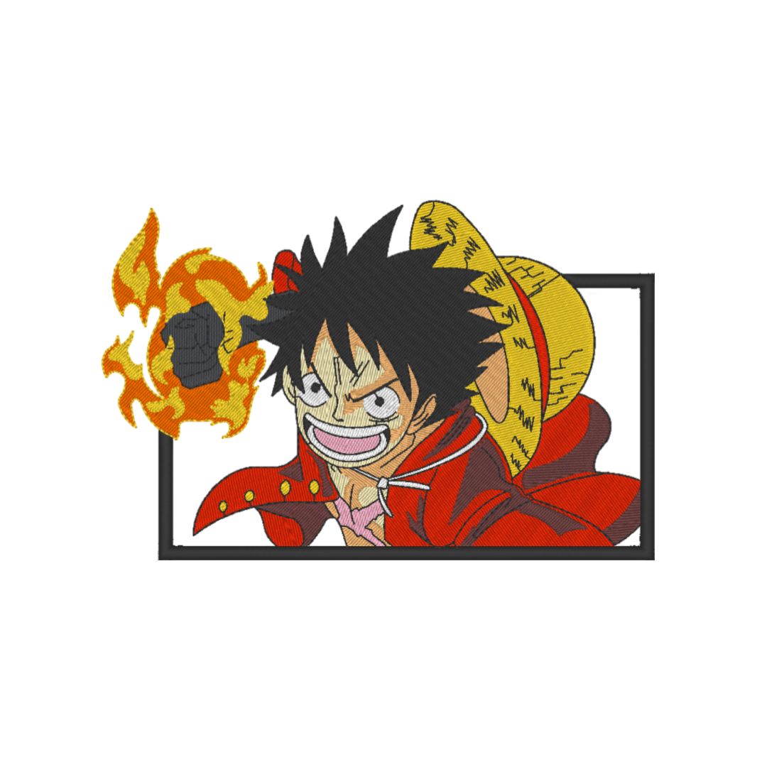 Luffy - Red Hawk | One Piece | Broderie