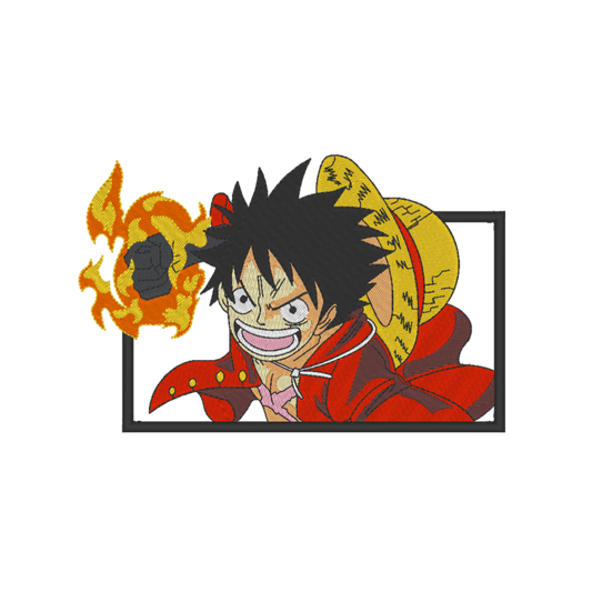 Luffy - Red Hawk | One Piece | Broderie