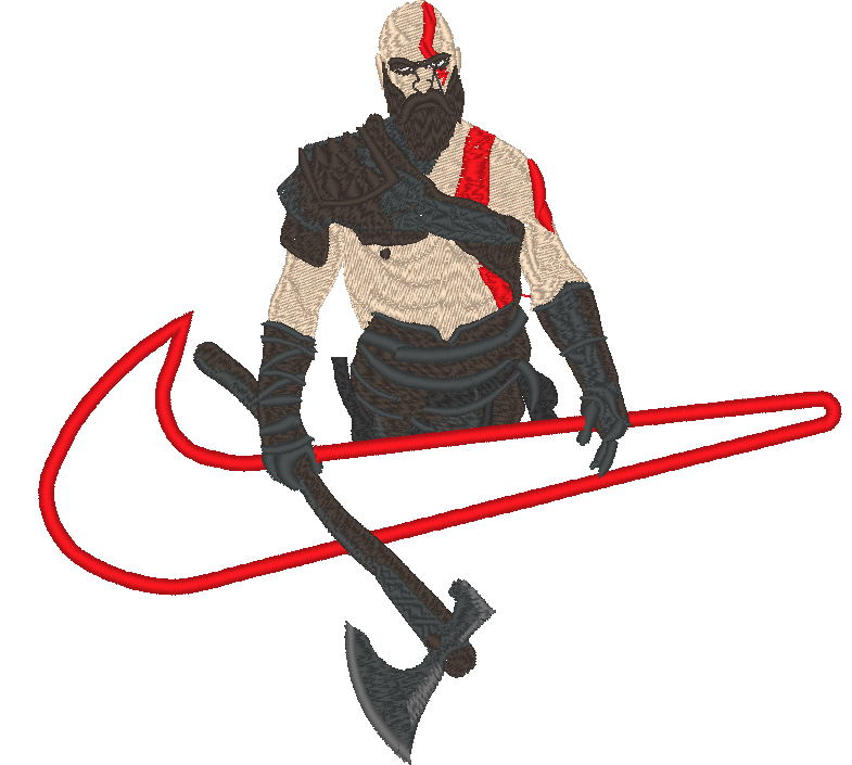 Kratos | Personnalisé | Broderie