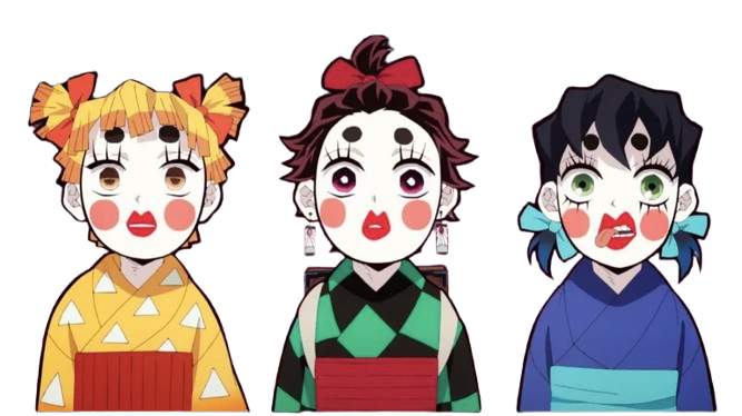 Demon Slayer Geisha | Personnalisé | Broderie