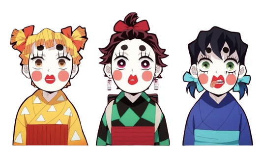 Demon Slayer Geisha | Personnalisé | Broderie