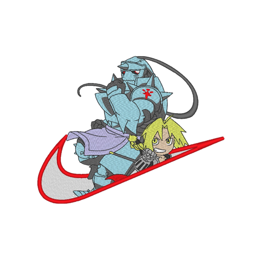 Edward & Alphonse Custom | Fullmetal Alchemist | Broderie