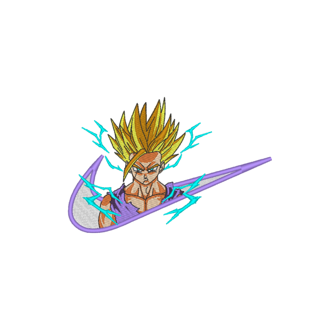 Gohan SSJ2 Custom | Dragon Ball | Broderie