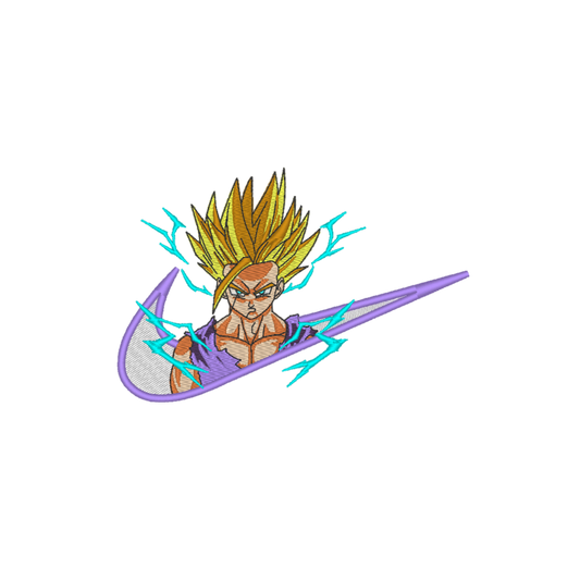 Gohan SSJ2 Custom | Dragon Ball | Broderie