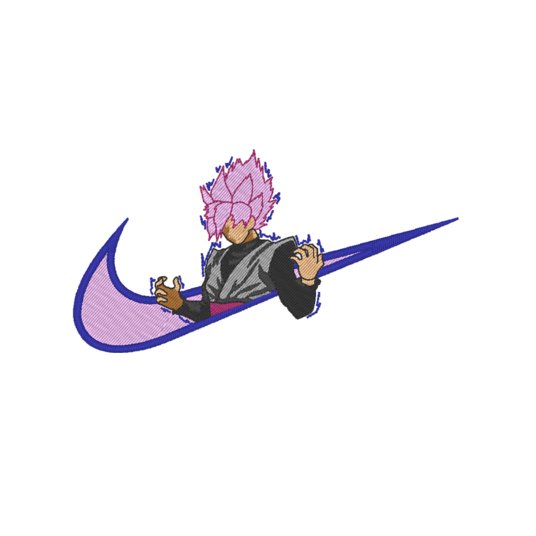 Black Goku Rose Custom 2 | Dragon Ball | Broderie