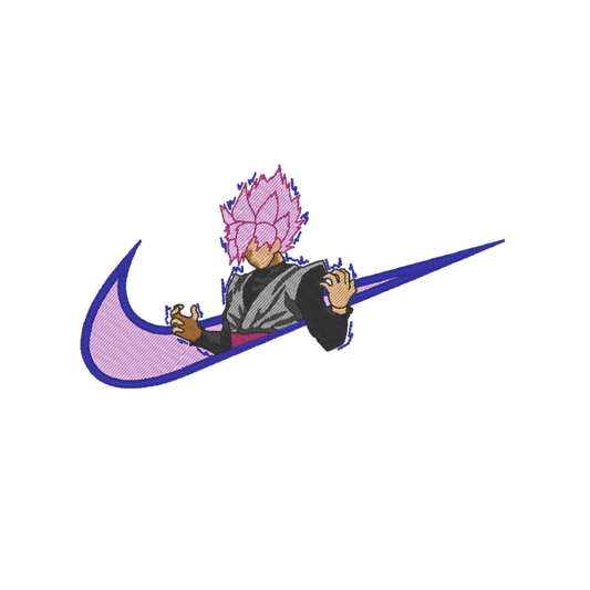 Black Goku Rose Custom 2 | Dragon Ball | Broderie