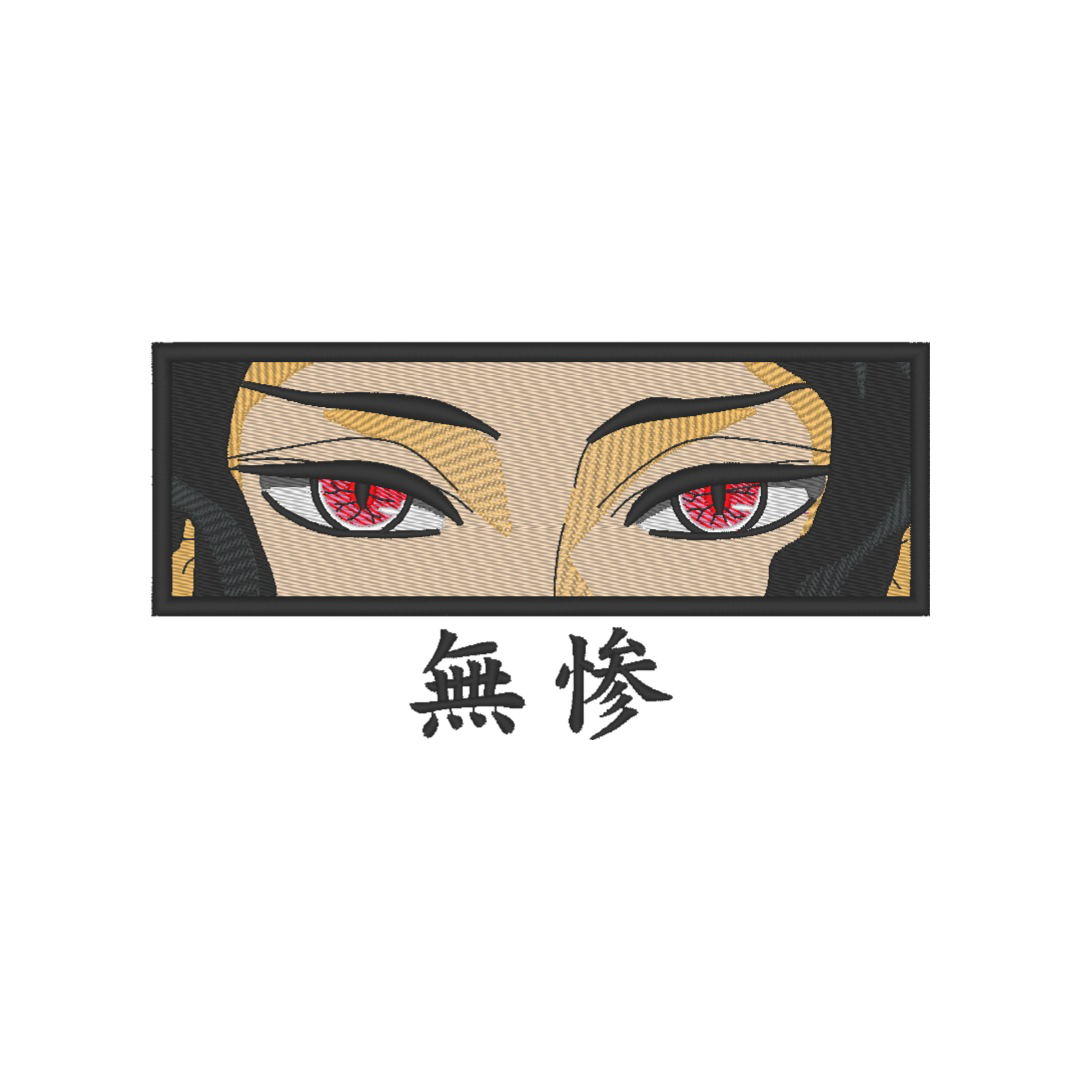 Muzan Eyes | Demon Slayer | Broderie