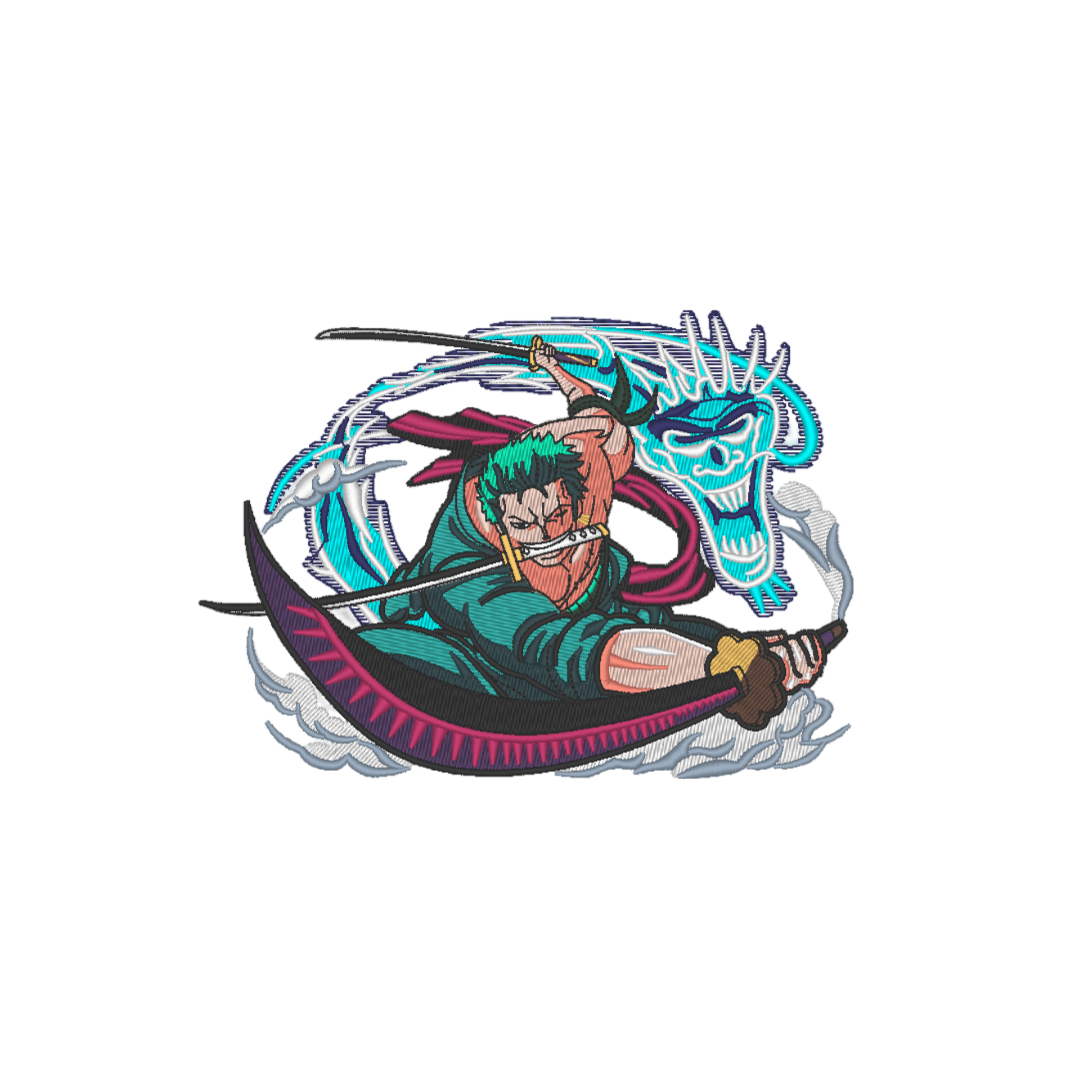 Zoro - Dragon Slash | One Piece | Broderie